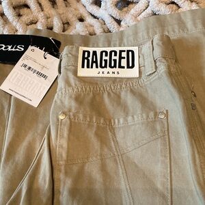 Dolls Kill khaki tan Flare & Wide Leg Jeans